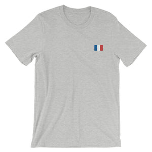 Drapeau Français - Brodé Unisex T-Shirt